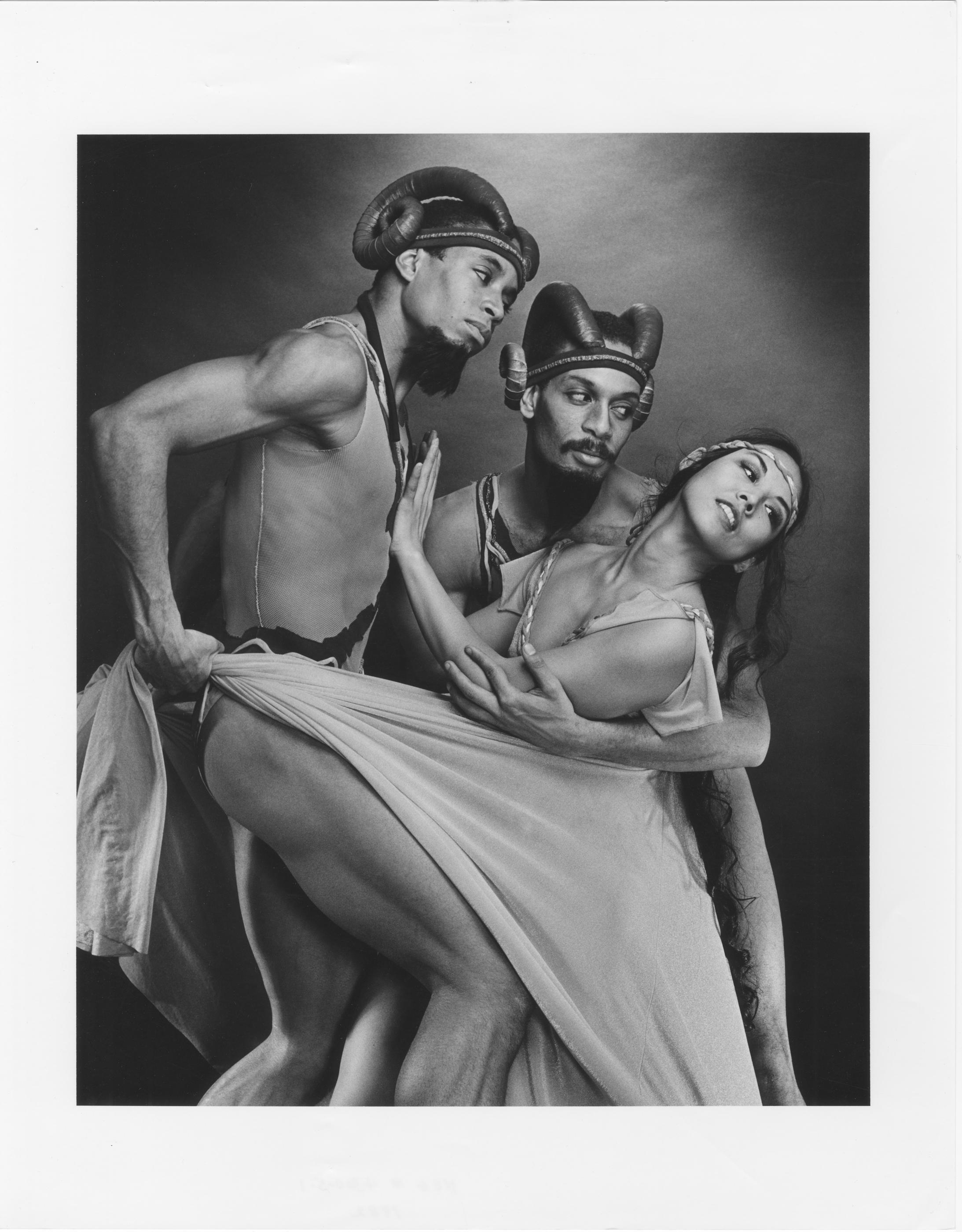 Keith McDaniel, Kevin Brown and Mari Kajiwara in Satyriade