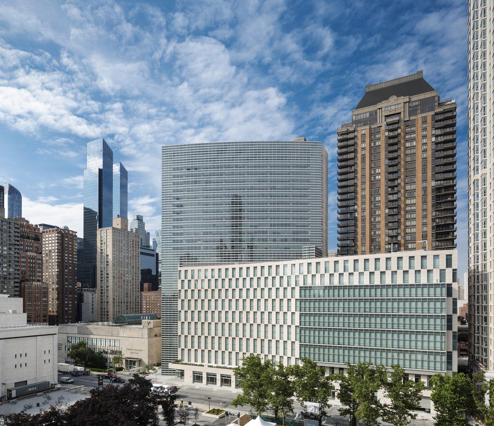 Outside view of Mckeon Residence Hall at Fordham University