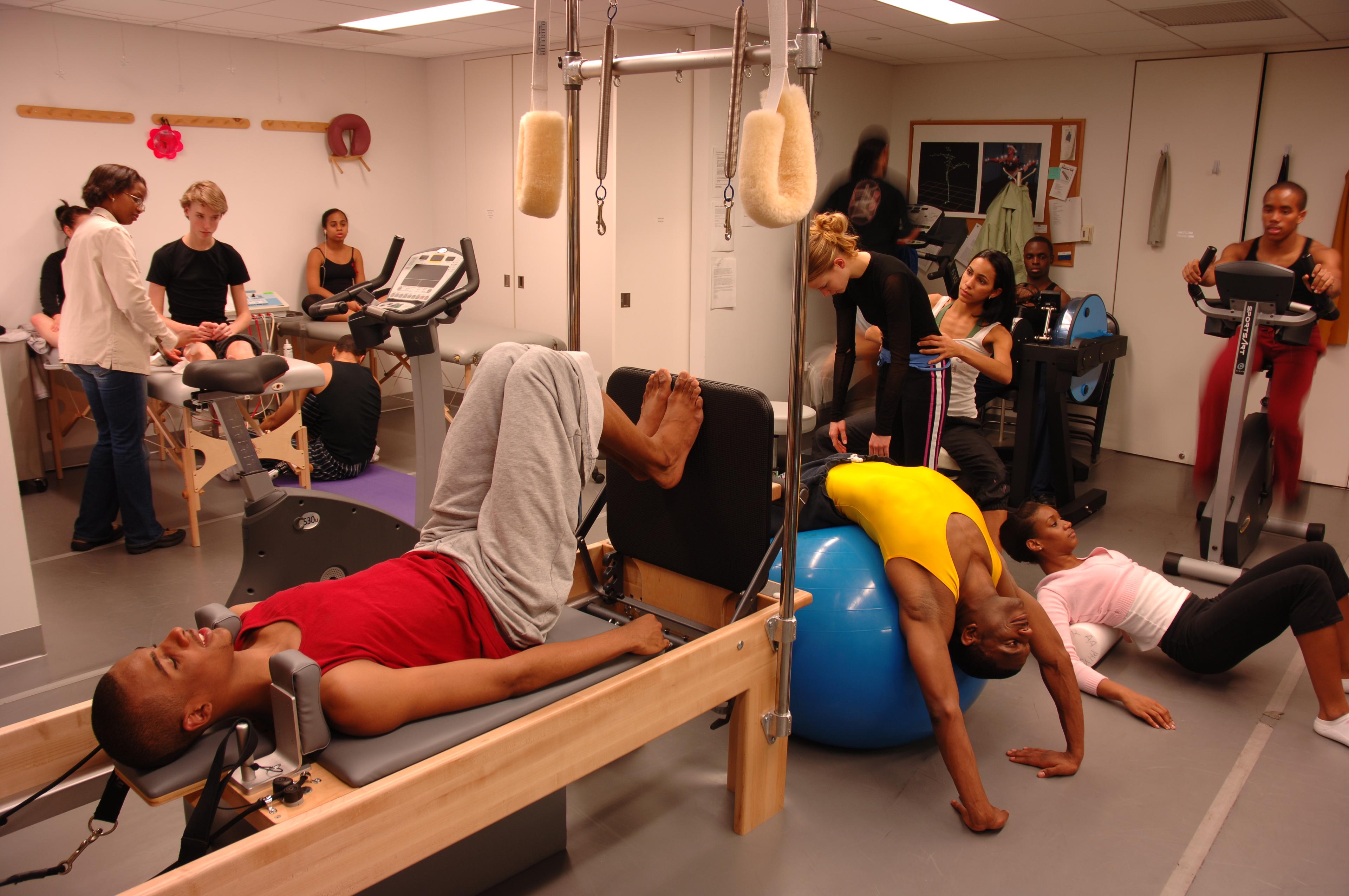 Students in Physical Therapy Room