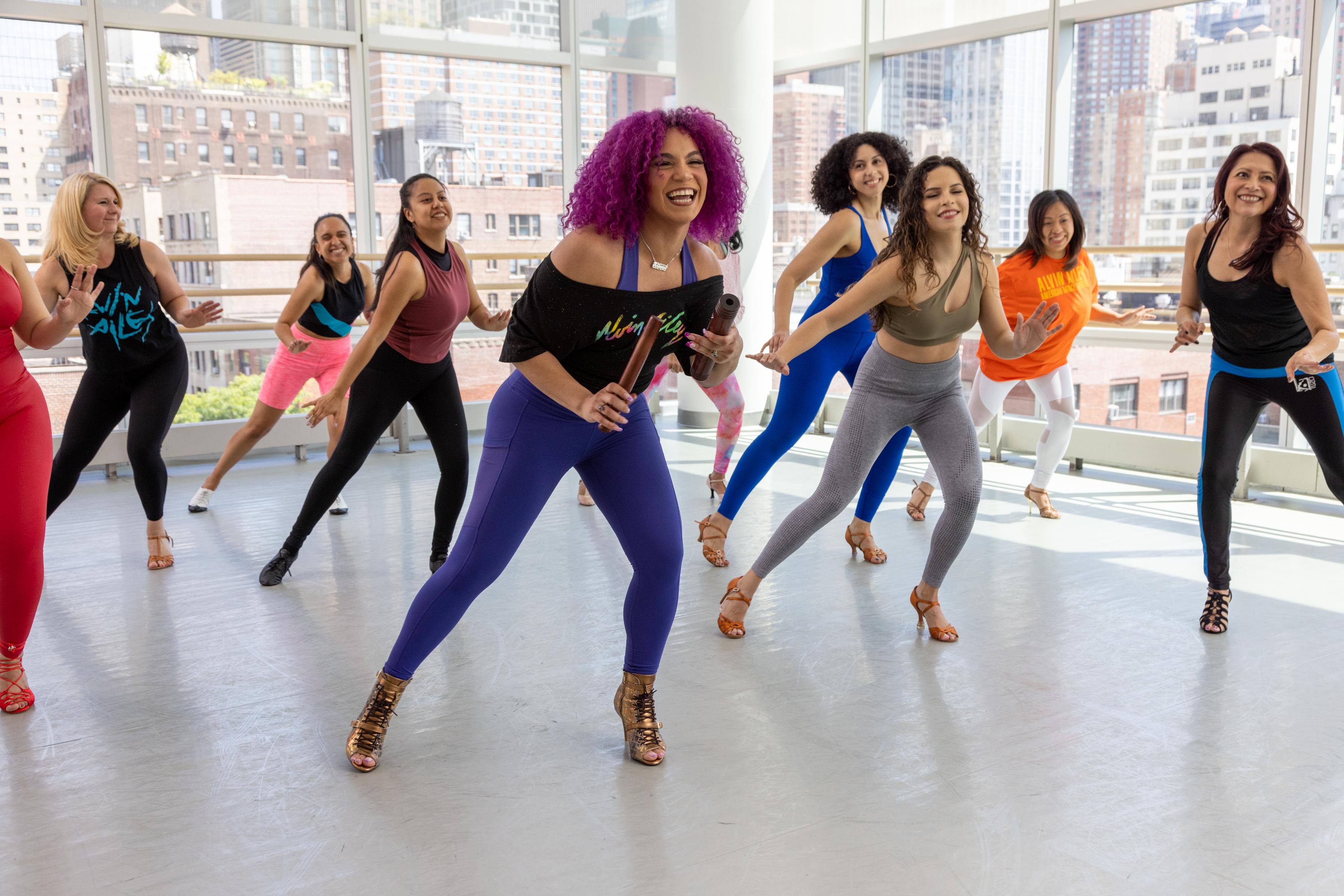 Mambo with Katherine Jimenez at Ailey Extension Photo by Whitney Browne