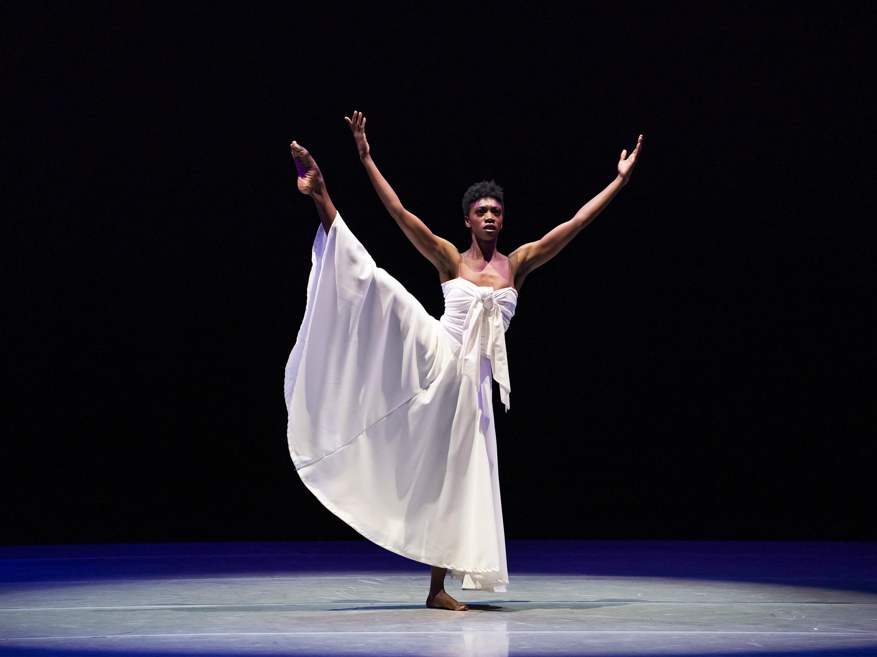 AAADT's Khalia Campbell in Alvin Ailey's Mary Lou's Mass from Timeless Ailey 60th Anniversary program