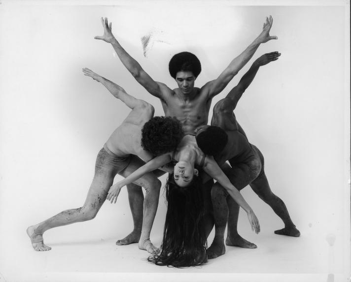 Clive Thompson, Mari Kajiwara, Kenneth Pearl, Freddy Romero in Alvin Ailey's Myth