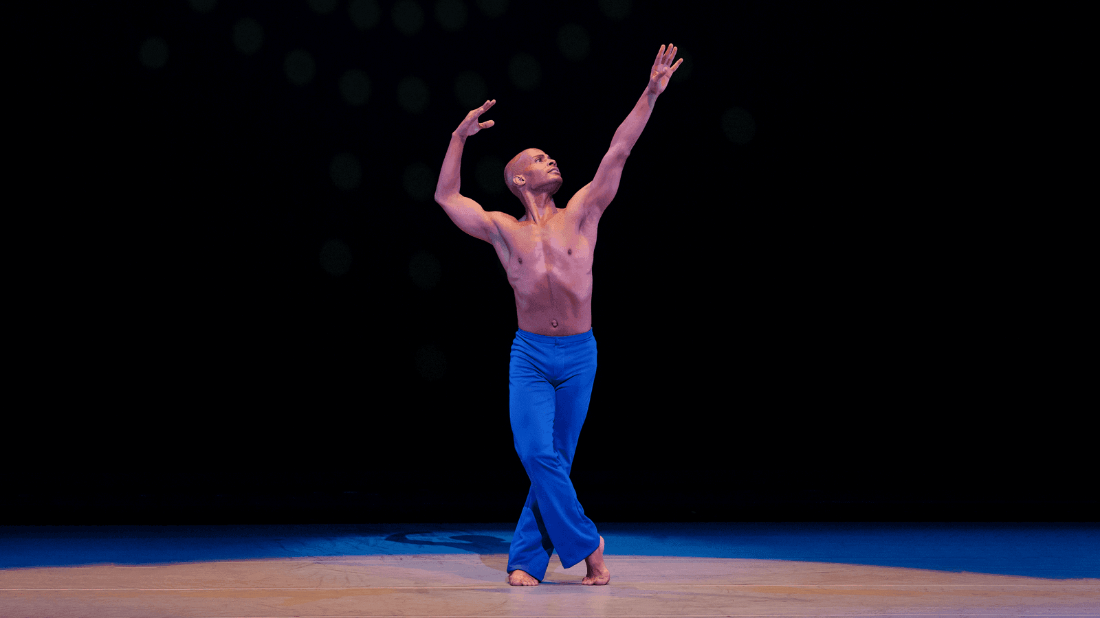 Alvin Ailey American Dance Theater's Vernard Gilmore in Alvin Ailey's Reflections in D.