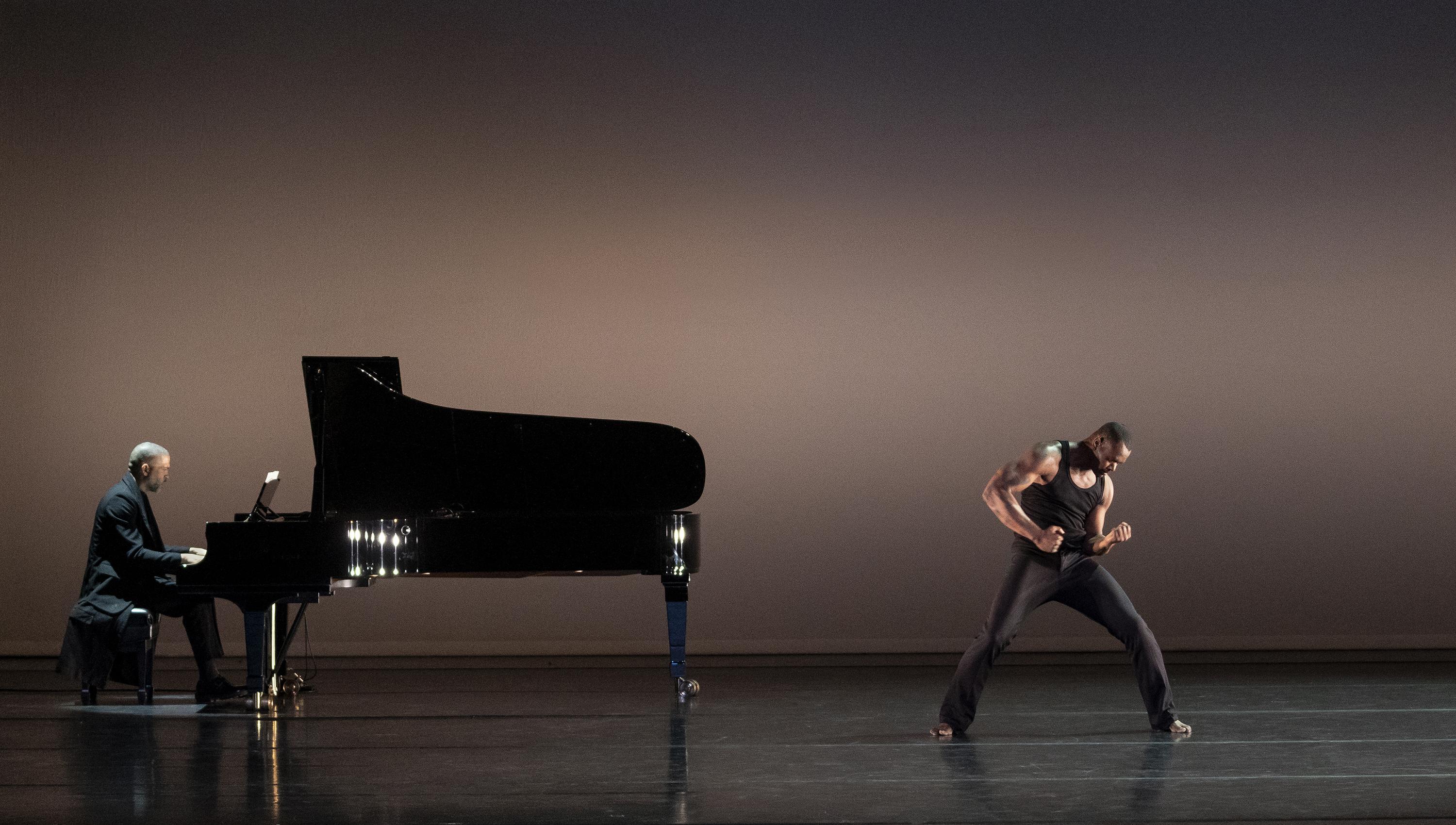 Ailey Resident Choreographer Jamar Roberts in YATGHTWSE with live music by Jason Moran in his farewell performance, December 9, 2021