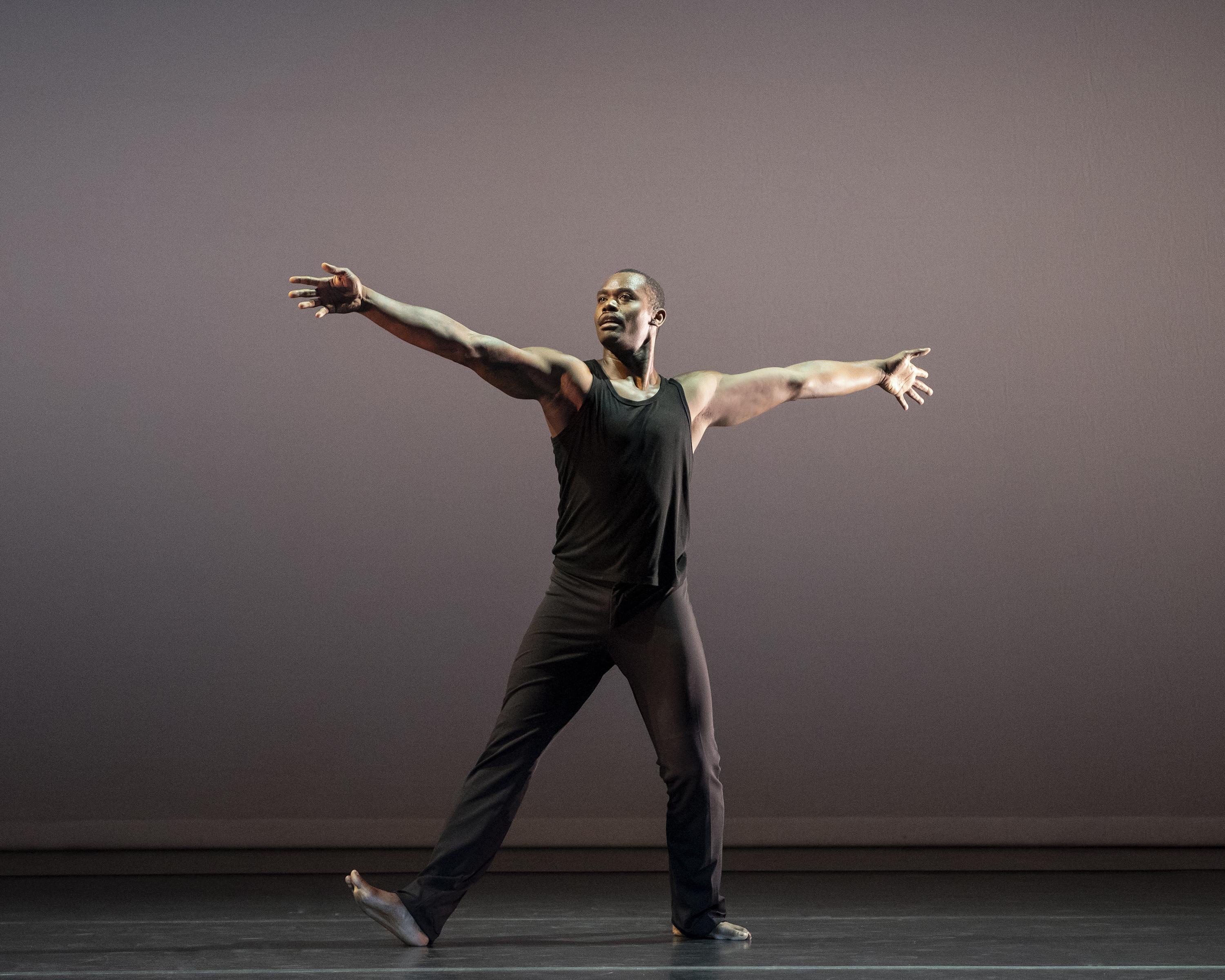 Ailey Resident Choreographer Jamar Roberts in YATGHTWSE with live music by Jason Moran in his farewell performance, December 9, 2021