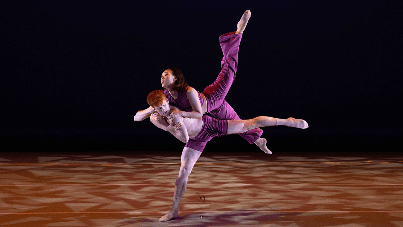 Ailey II's Spencer Everett and Rachel Yoo in Elizabeth Roxas-Dobrish's mediAcation