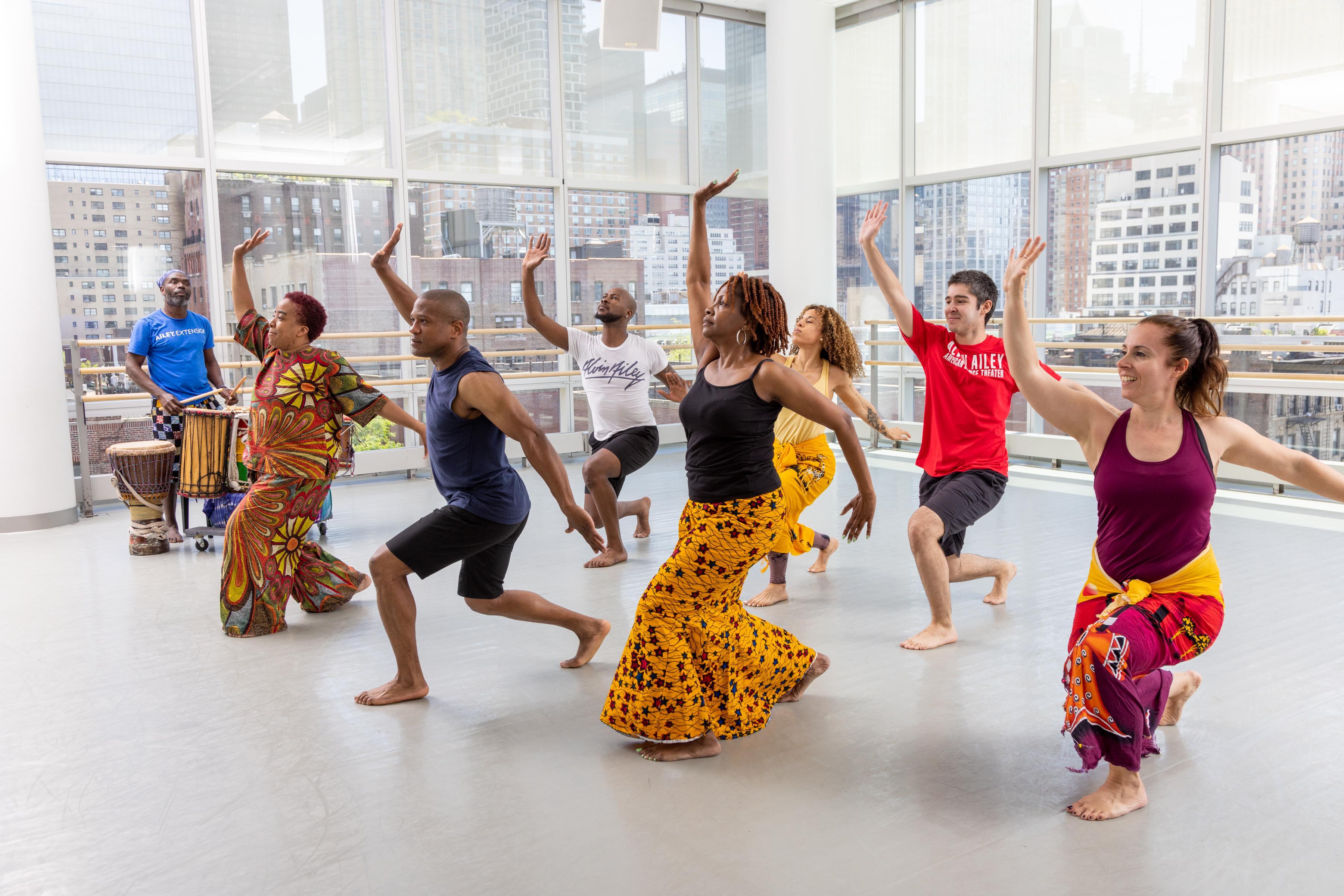 West African with Maguette Camara at Ailey Extension Photo by Whitney Browne